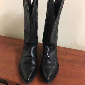 Black J Chilsom cowboy boots size 7 1/2